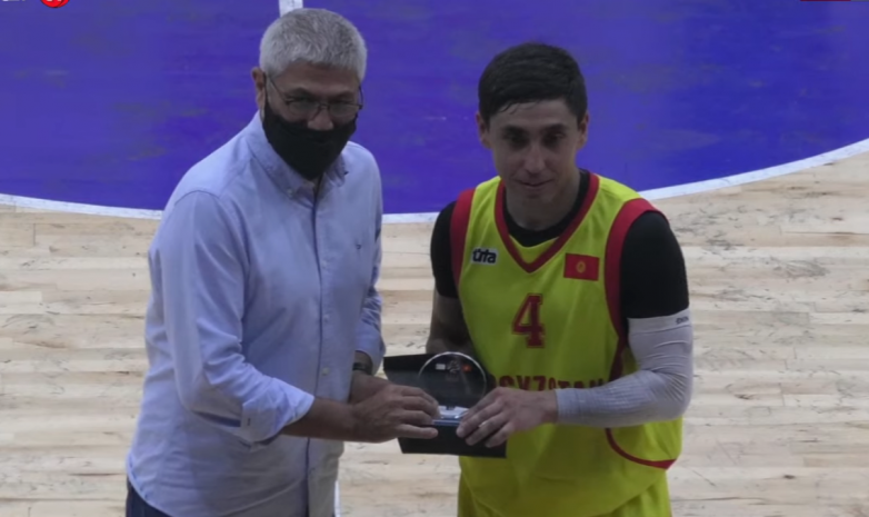 Шакиржан Куранбаев — лучший игрок матча Северный Кипр - Кыргызстан
