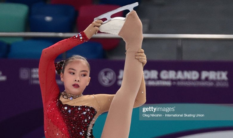 Айбике Эсентаева заняла 22 место на Гран-При по фигурному катанию в России