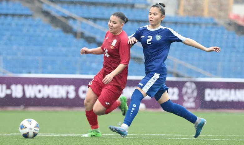 CAFA U-18: Женская сборная Кыргызстана сыграла вничью с Узбекистаном