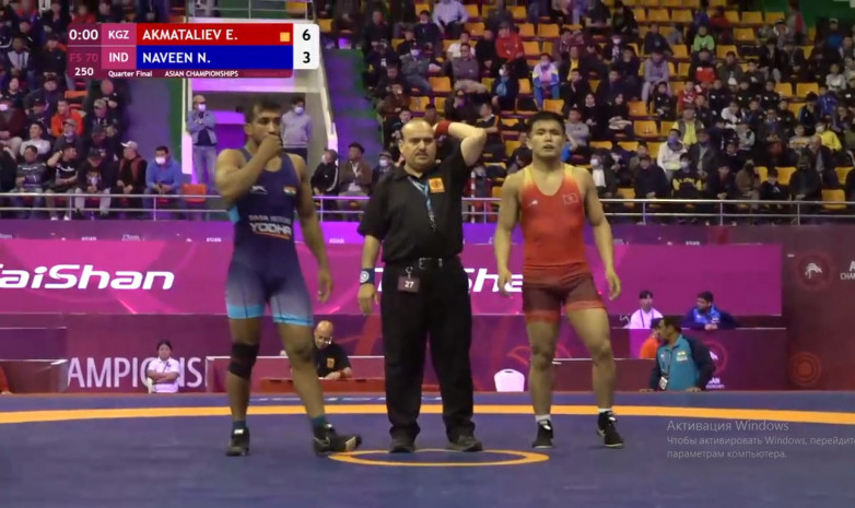 Чемпионат Азии: Эрназар Акматалиев вышел в полуфинал