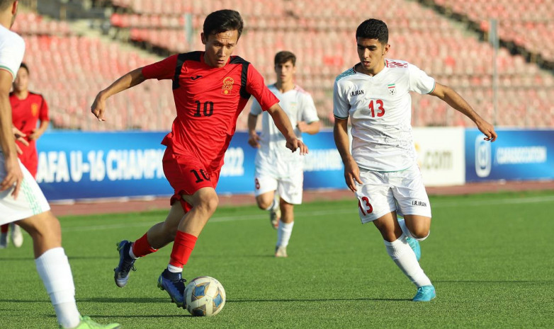 CAFA U-16: Сборная Кыргызстана занимает последнее место перед заключительным туром