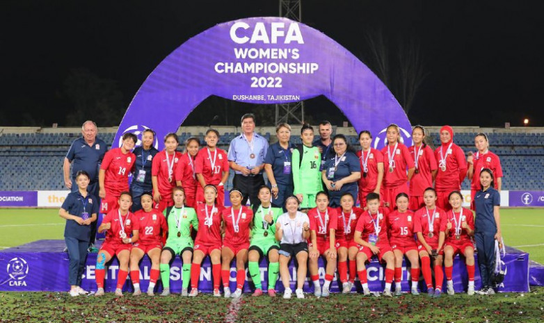 Женская сборная Кыргызстана завоевала бронзовые медали на турнире CAFA