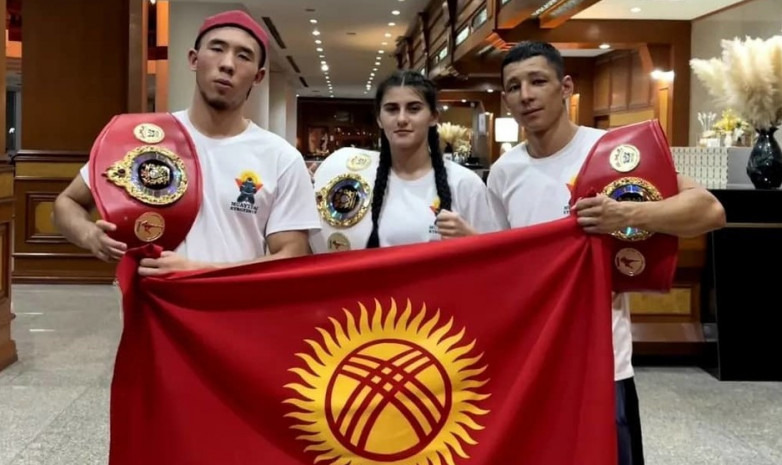 Кыргызстанцы завоевали 6 золотых медалей на ЧМ по тайскому боксу в Таиланде