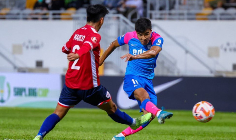 Премьер-Лига Гонконга: Дебютный гол Бекжана Сагынбаева. ВИДЕО