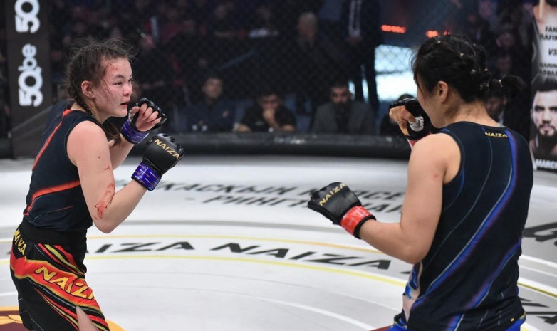 17-летняя кыргызстанка провела бой с кореянкой, которая выступала в отборе на UFC