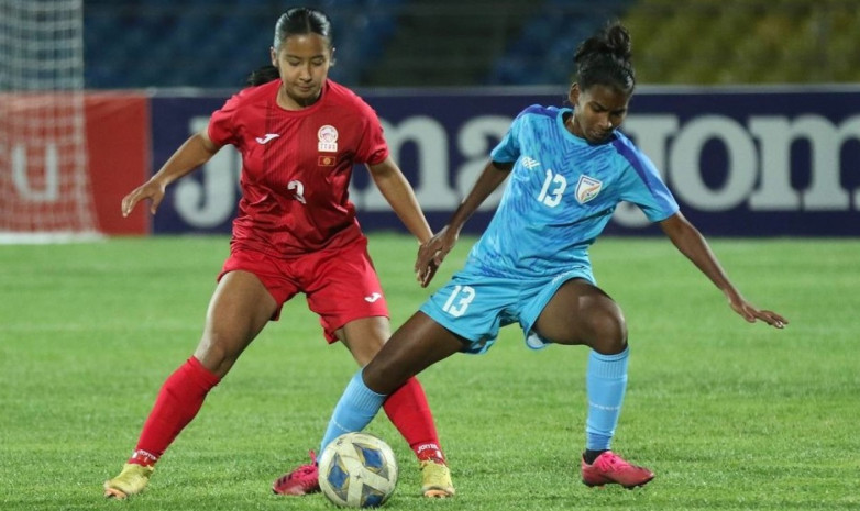 Отбор на Олимпиаду: Женская сборная Кыргызстана против Индии. ФОТО
