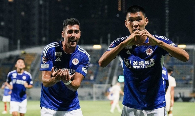 Тамирлан Козубаев забил очередной гол в Премьер-Лиге Гонконга