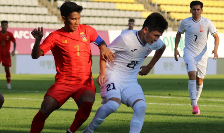Отбор Кубка Азии U-23: Кыргызстан сыграл вничью с Мьянмой