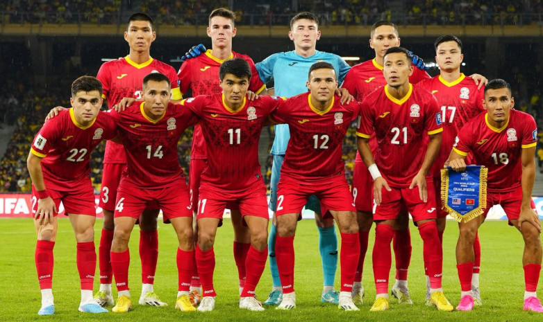 Отбор ЧМ-2026: Стартовый состав сборной Кыргызстана на игру с Оманом