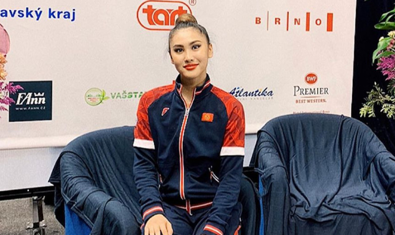 Гимнастка Айша Исабекова приняла участие в Гран-При в Чехии